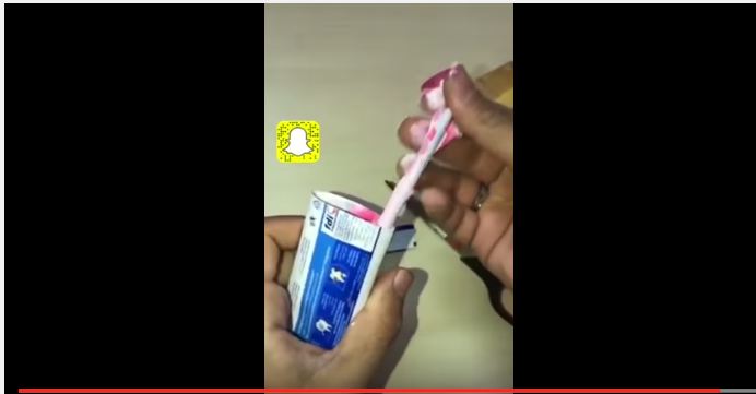 مواطن يوثق بالفيديو كيف سرقته الخادمة باستخدام معجون الأسنان؟