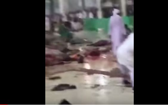 شاهد… فيديو مؤثر لواقعة #سقوط_رافعة_في_الحرم