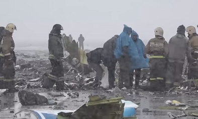 فيديو جديد من مطار رستوف لحظة سقوط طائرة فلاي دبي