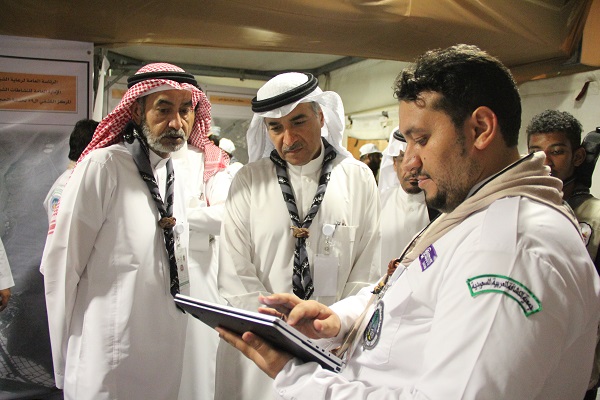 وكيل الرئيس العام لرعاية الشباب يتفقد المركز الكشفي لخدمة الحجيج في مكة المكرمة