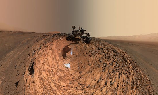 ناسا تنشر صورة سيلفى من فوق سطح المريخ