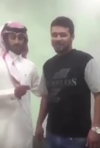 بالفيديو.. شاب سعودي يعتذر لمصري بعد إتلاف سيارته