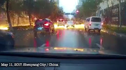 شاهد.. صاعقة تضرب الأشجار في الصين وتسقط الشرر على السيارات - المواطن
