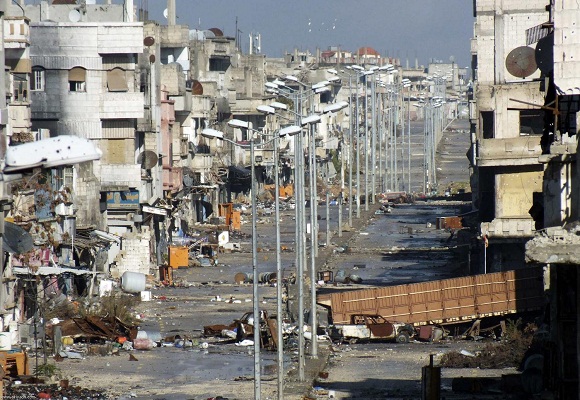 26 قتيلاً وجريحاً في انفجار سيارة مفخخة بمدينة حمص