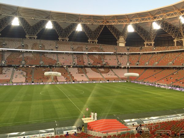 صور من ملعب #الجوهرة قبل انطلاق مواجهة #الاتحاد ضد #النصر في نصف نهائي كأس الملك