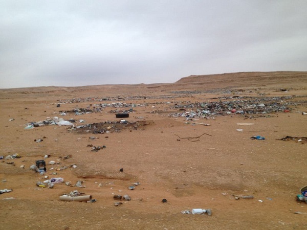 النفايات تنتشر في “قيصومة فيحان” والأهالي يشكون عمال النظافة