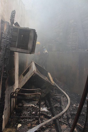 بالصور.. وفاة وإصابة (4) أطفال بحريق في “ملاوي مكة”