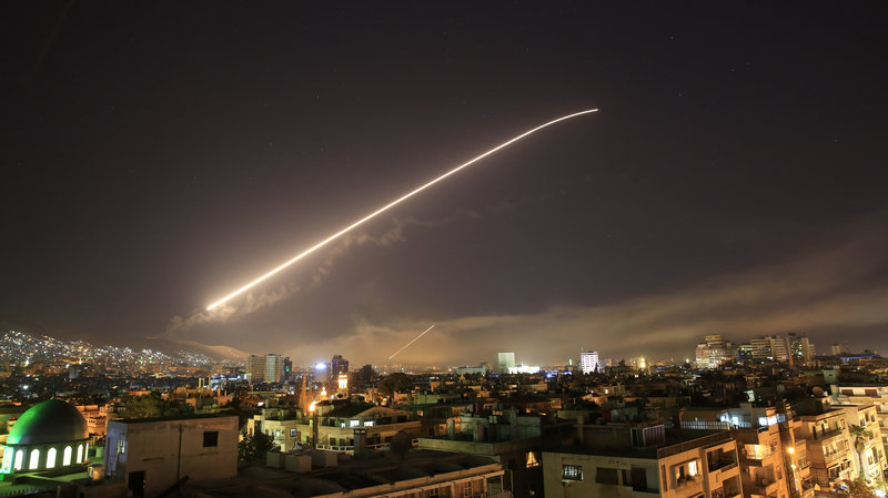 نسف قدرات الأسد وشل برامجه الكيماوية أهداف ضربة سوريا الجوية