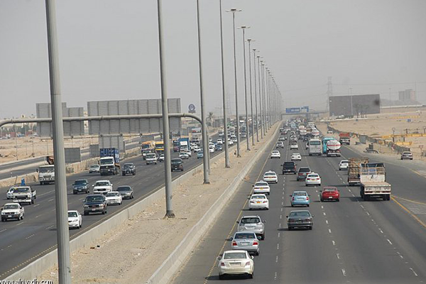 حادث مروري على طريق الحرمين