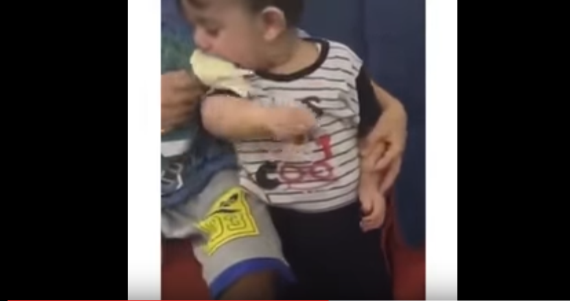 بالفيديو.. طفل يلتهم طائراً حياً ورد فعل غريب من أخيه