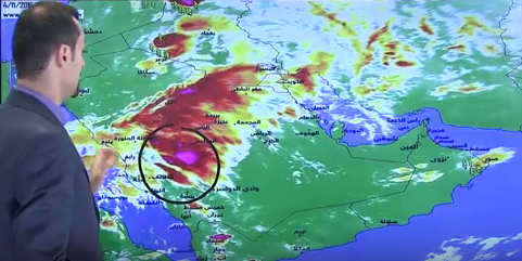 بالفيديو.. أمطار #غامرة على مناطق واسعة من المملكة ودول الخليج