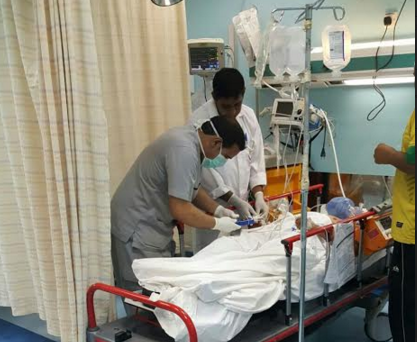 طوارئ مستشفى #محايل تستقبل 10 إصابات بحادث مروري