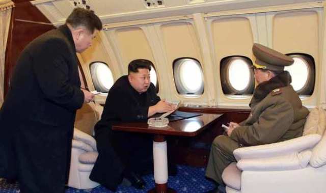 بالصور .. الطائرة الخاصة لزعيم كوريا الشمالية