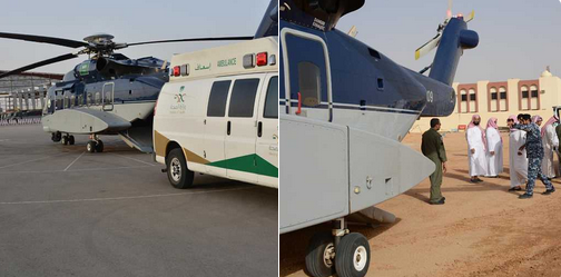 طيران الأمن ينفذ مهمة إخلاء طبي لطفل من الزلفي إلى الرياض