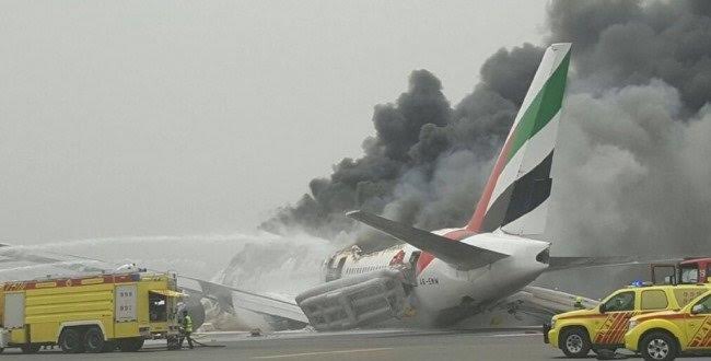 وقف الرحلات الجويّة من وإلى مطار دبي بعد حادث طيران الإمارات