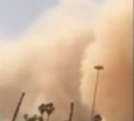 #تيوب_المواطن : بداية العاصفة الرملية في السعودية