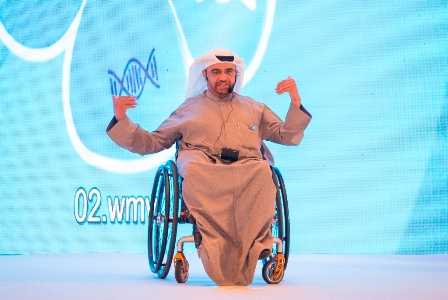عبد الرحمن السلامة قائد ذوي الإعاقة الحركية