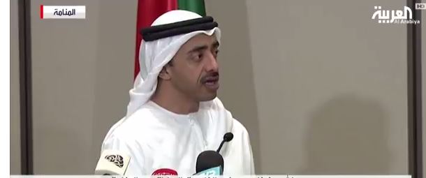 عبدالله بن زايد: هذه شروط الحوار مع قطر