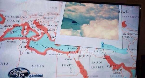 “أرب أيدول” ينشر خريطة تجرد فلسطين من عروبتها
