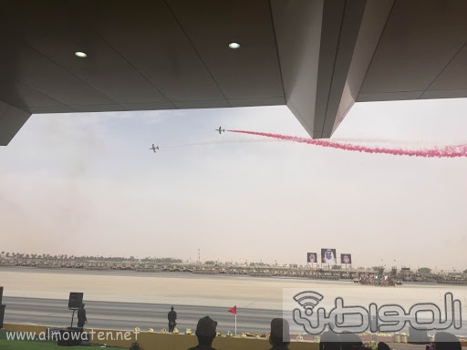 شاهد بالفيديو عروض طياري الإمارات أمام سلمان الحزم