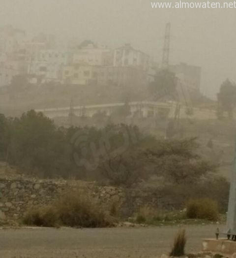 غبار الباحة يزداد وينهي دوام المدارس بعد أن أشبع الصدور