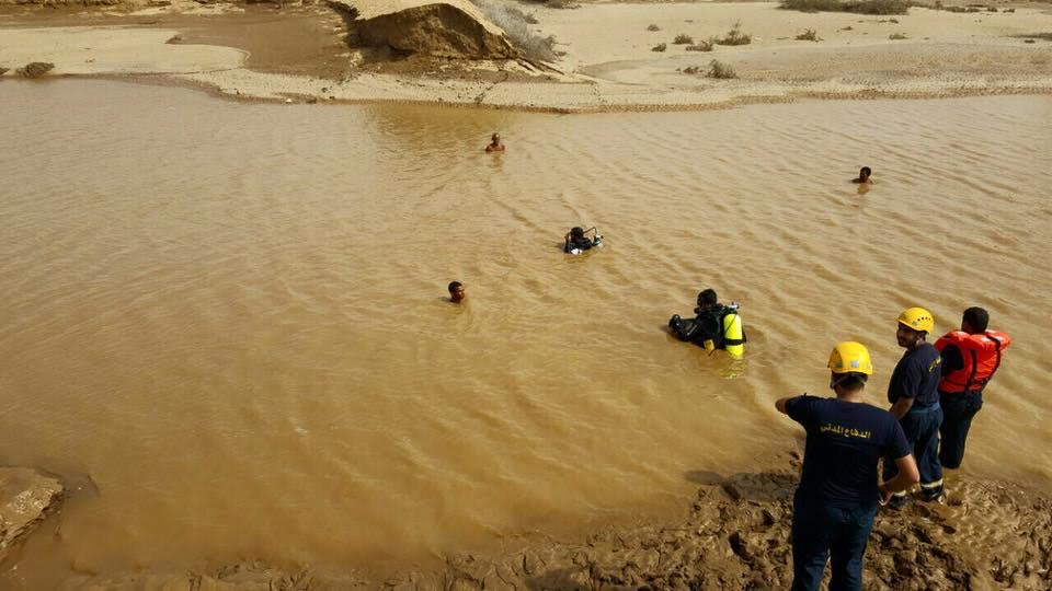 انتشال جثة طفل غرق بوادي ليه في #صامطة