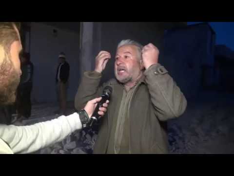 غصة الحرقة تخنق كلمات سوري في إدلب: المجرم بشار يقتلنا
