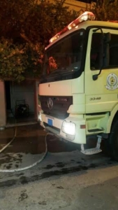 فاة مسنة مقعدة وأصابة 7 أشخاص بحريق شب بمنزلهم بالجبيل4