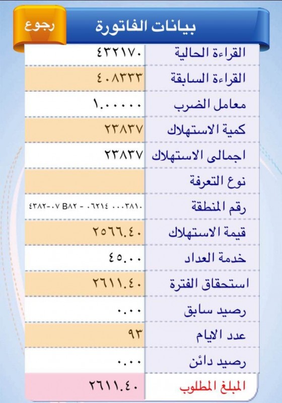 فاتورة الكهرباء (3)