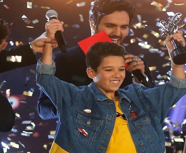 الطفل المغربي حمزة يفوز في تصويت ذا فويس كيدز 2018