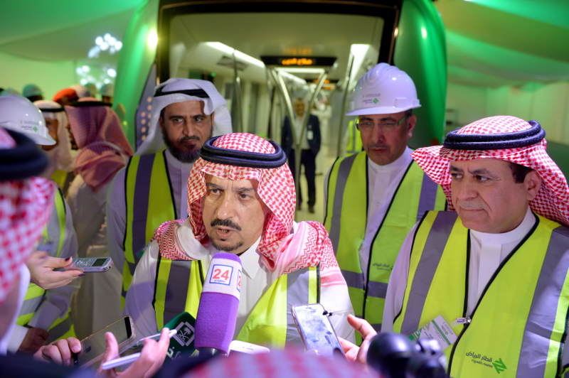فيصل بن بندر يعلن اكتمال 36 % من قطار الرياض والإنتهاء بعد عامين ‫(168140798)‬ ‫‬