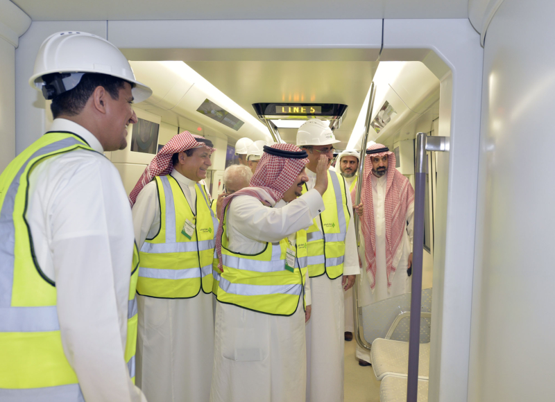 فيصل بن بندر يعلن اكتمال 36 % من قطار الرياض والإنتهاء بعد عامين ‫(1)‬ ‫‬
