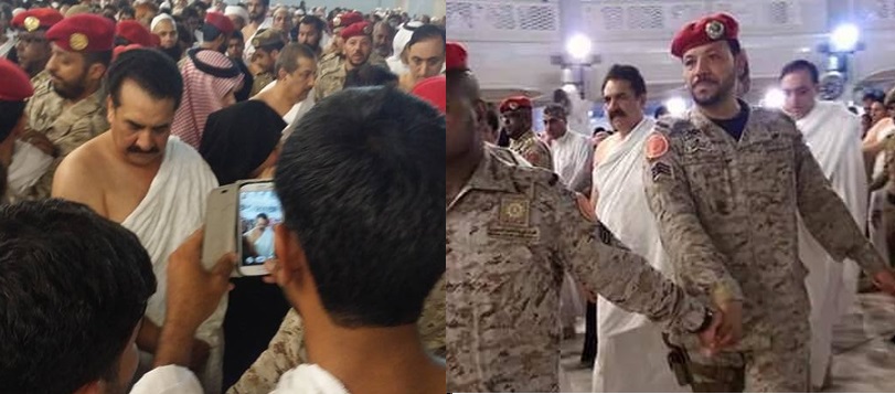 بالصور.. قائد الجيش الباكستاني يؤدي مناسك العمرة