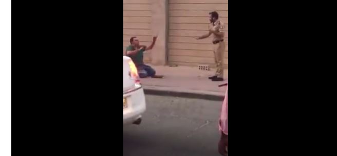 بالفيديو.. لحظة القبض على قاتل زوجته أمام طفليها بالكويت في حالة هيستيرية