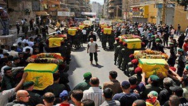 طائرة مجهولة تقتل 8 من حزب الله في سوريا