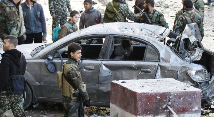 قتلى بتفجير سيارة بمرآب نادي ضباط الشرطة في دمشق