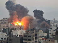 إصابة عدد من الفلسطينيين بقصف إسرائيلي على قطاع غزة