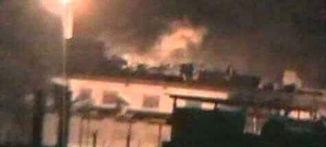 شاهد..أول لقطة للقصف الجوي لـ#عاصفة_الحزم بمقاتلات سعودية