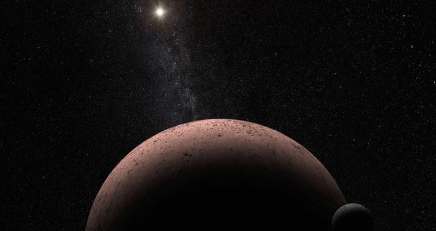 “قمر خجول” يختبئ خلف النظام الشمسي
