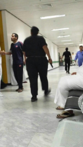 قوات الأمن تطوق مستشفى بحائل4