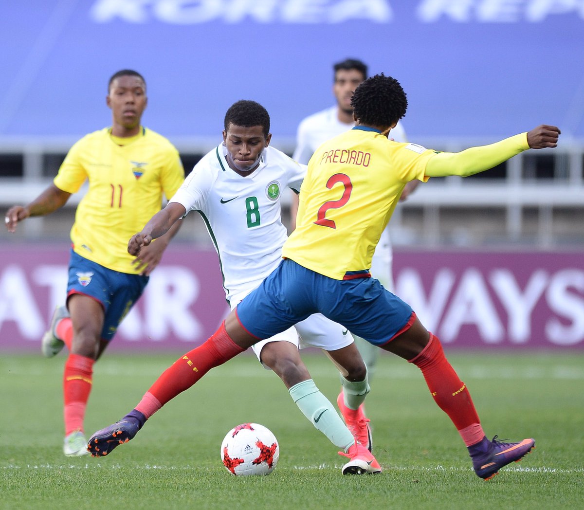 بالصور.. الأخضر يكتسح الإكوادور في كأس العالم للشباب