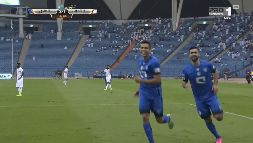 بالفيديو.. كارلوس إدواردو يُسجل هدف الهلال الثاني أمام الشباب