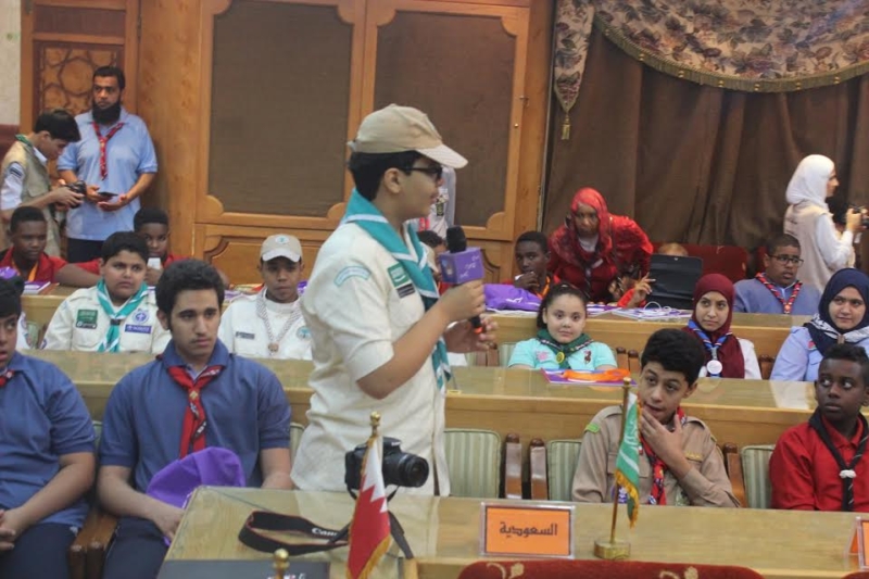 كشافة المملكة تُشارك في الملتقى الكشفي العربي للمراسل الإعلامي الصغير