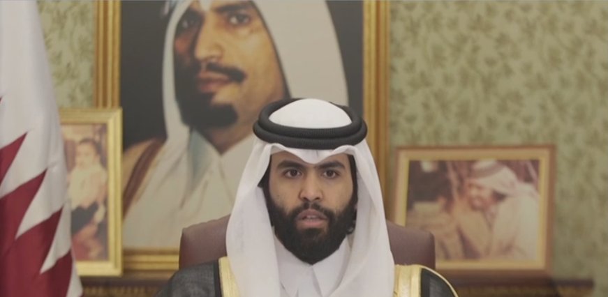 عبر حسابه الرسمي  @Sultan_Al_thani .. سلطان بن سحيم يخاطب العالم بالإنجليزية