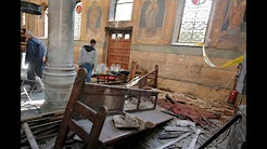 بالفيديو.. لقطات من داخل كنيسة مار جرجس عقب الانفجار
