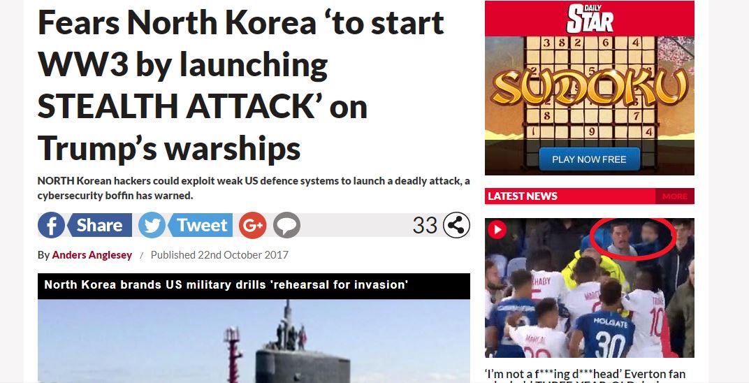 سفن تصطدم بأخرى.. خبير عسكري أميركي يكشف التحدي الأكبر لواشنطن أمام كوريا الشمالية