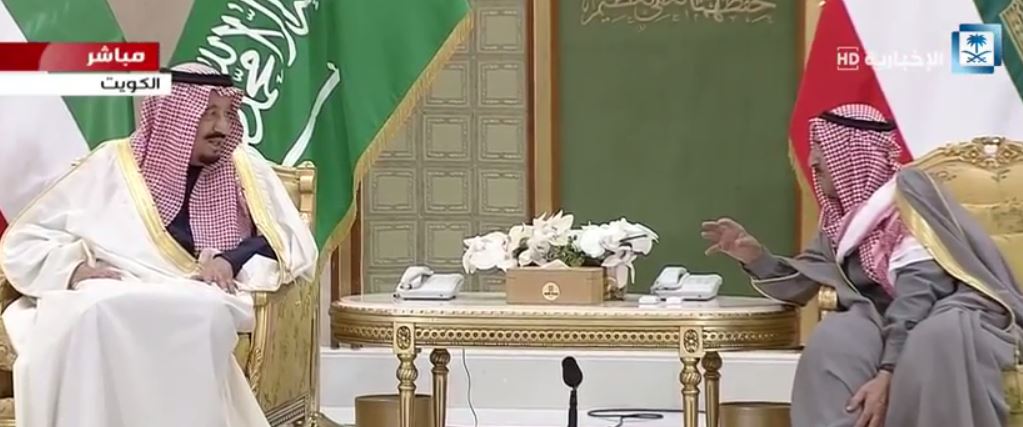 الملك سلمان يشرف مأدبة الغداء التي يقيمها ولي العهد الكويتي