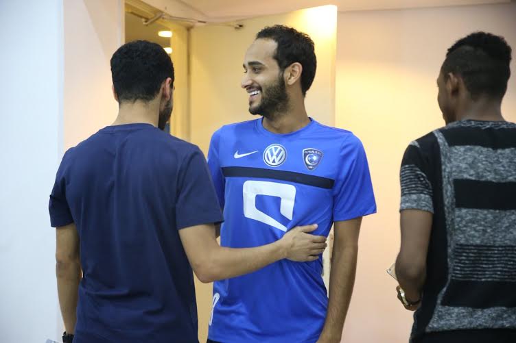 لاعبو الهلال يصلون النادي ‫(1)‬