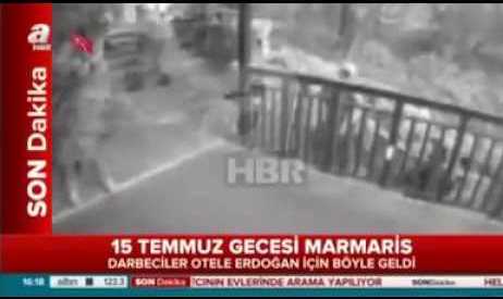 بالفيديو.. لحظة اقتحام الانقلابيين لفندق إقامة أردوغان