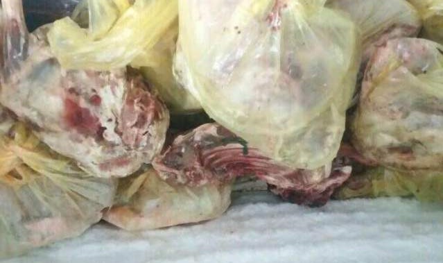 بلدية الخرج تغلق مستودعا وتصادر أكثر من ٤٥ كيلو من اللحوم الفاسدة